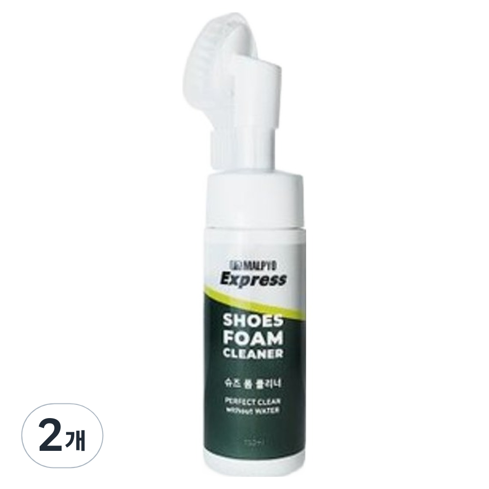 말표 슈즈 폼 클리너 폼브러쉬형, 150ml, 2개 13,110원