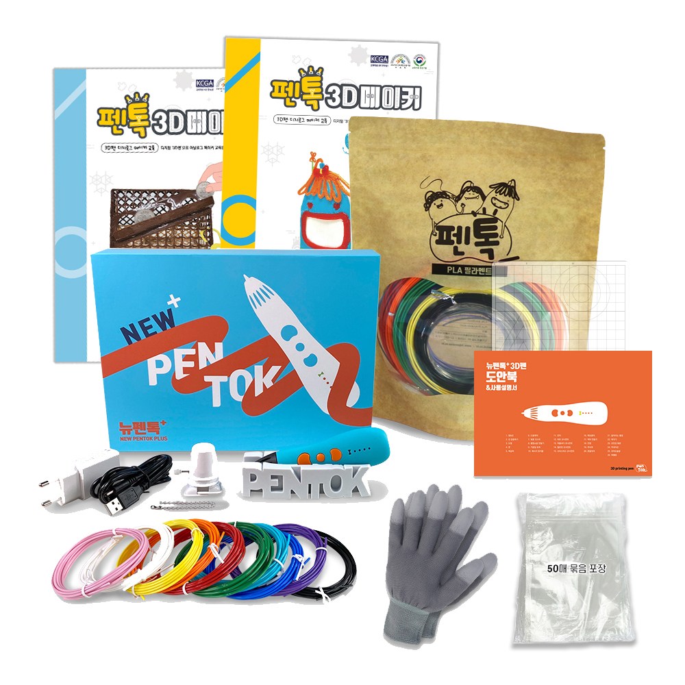 [펜톡] 뉴펜톡 플러스 3D펜 학습 패키지, 패키지, 뉴펜톡 플러스 학습 120,000원