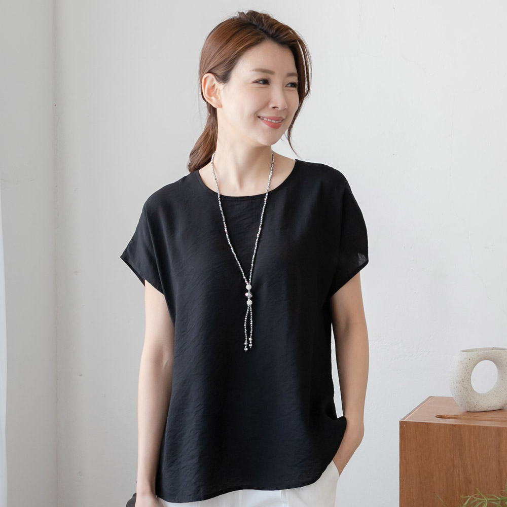 우일 여성 인견 무지 반팔 가오리티셔츠 10,900원