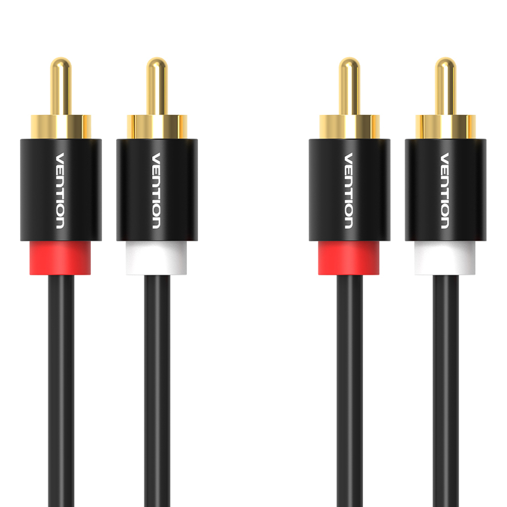 벤션 2RCA to 2RCA Audio 케이블 블랙 1m, VAB-R06, 1개 8,900원