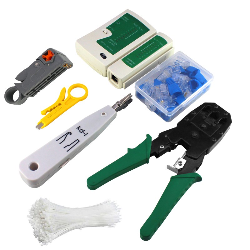 랜공구 랜툴 세트 인터넷 네트워크 공구 랜테스터기 인터넷랜선 랜공구 랜압착기 랜툴셋트 랜툴 커넥터, 단일색상, 1세트 24,800원