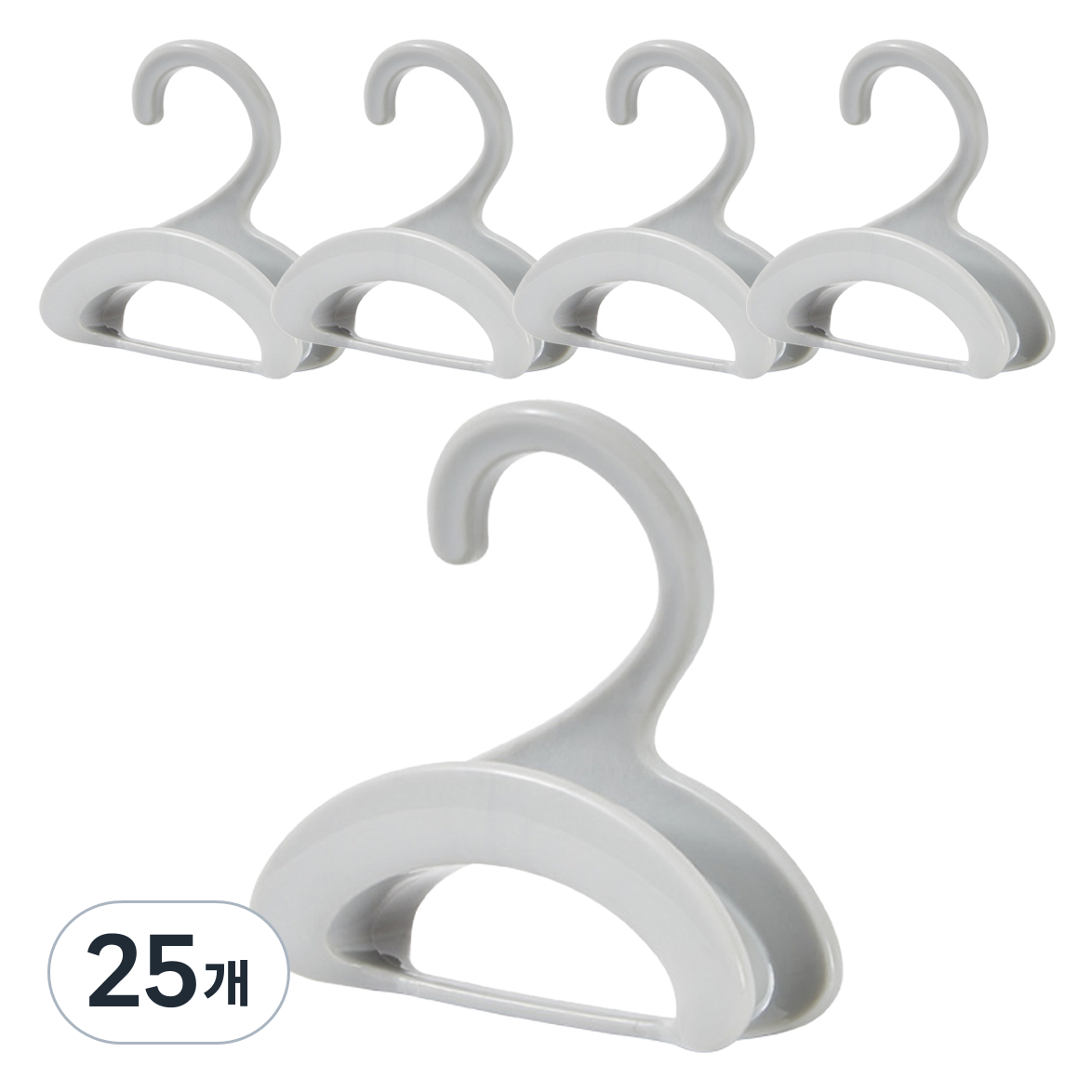 손상방지 다용도 가방 고리형 걸이, 그레이, 25개 49,500원