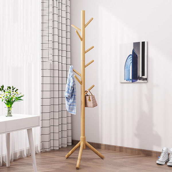 아트박스/가구느낌 뉴스탠드 옷걸이 원목 스탠딩 튼튼한 우드 행거, 브라운＃ 15,210원