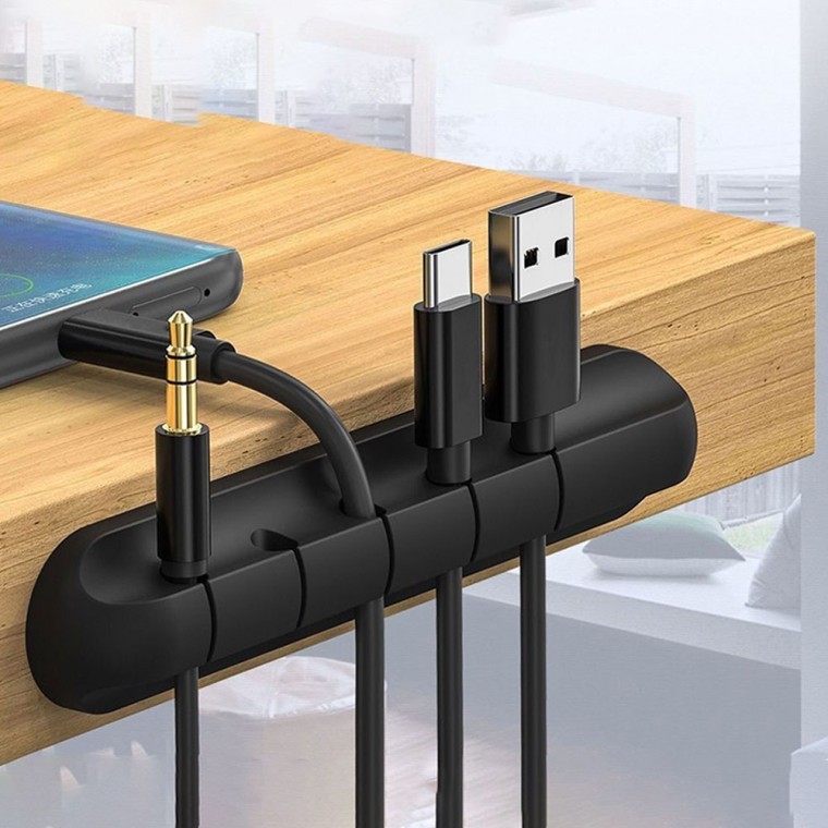 D.S mall케이블 선 정리 실리콘 5구 홀더 LMCF-0124 7,150원