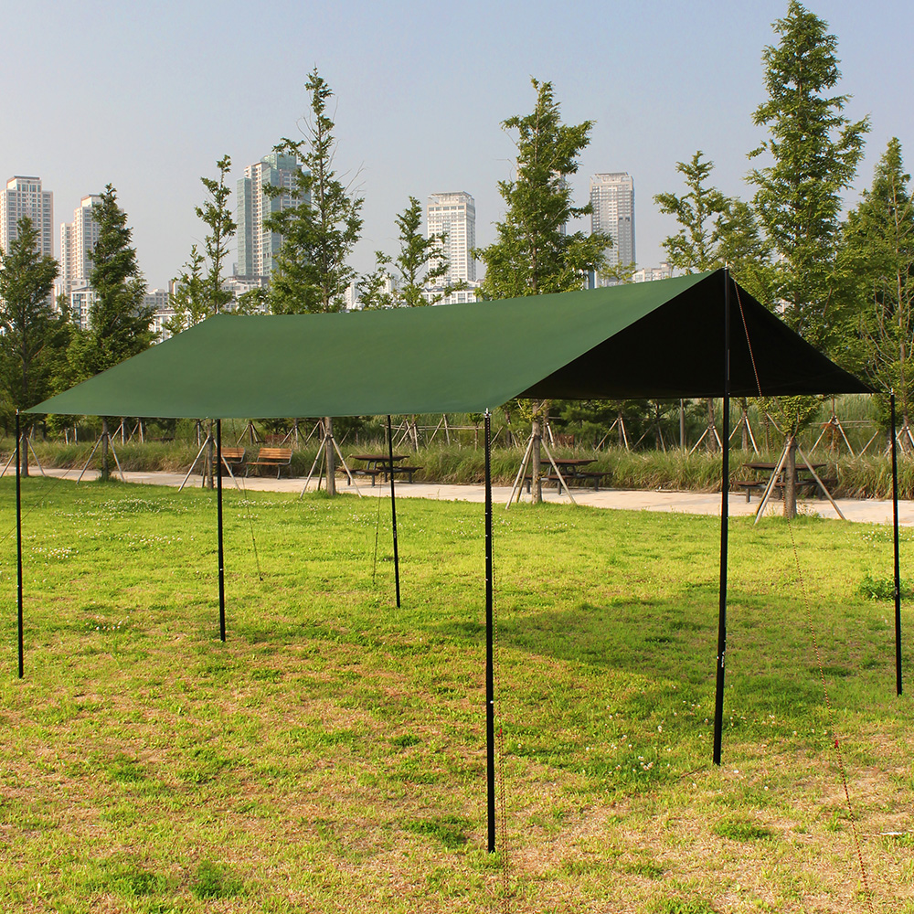 캠프빌리지 방수 블랙코팅 심실링 렉타타프 세트 83,760원