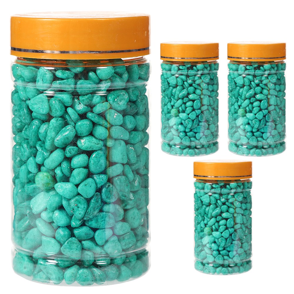 초록 500g 4개 컬러 스톤 색돌 칼라 자갈 스톤 어항 화분 11,700원