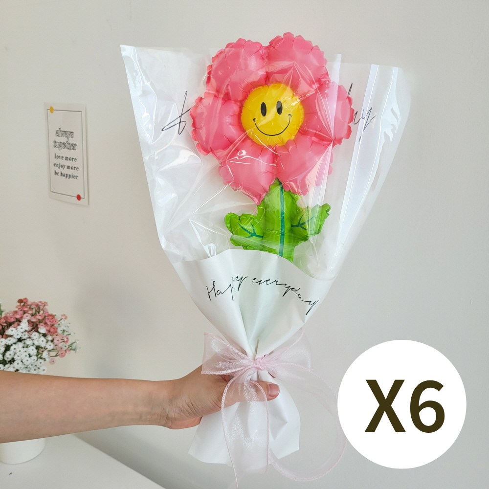 이벤트홀릭 데이지 꽃다발 풍선 6송이 생일 졸업 입학 학예회 10,900원