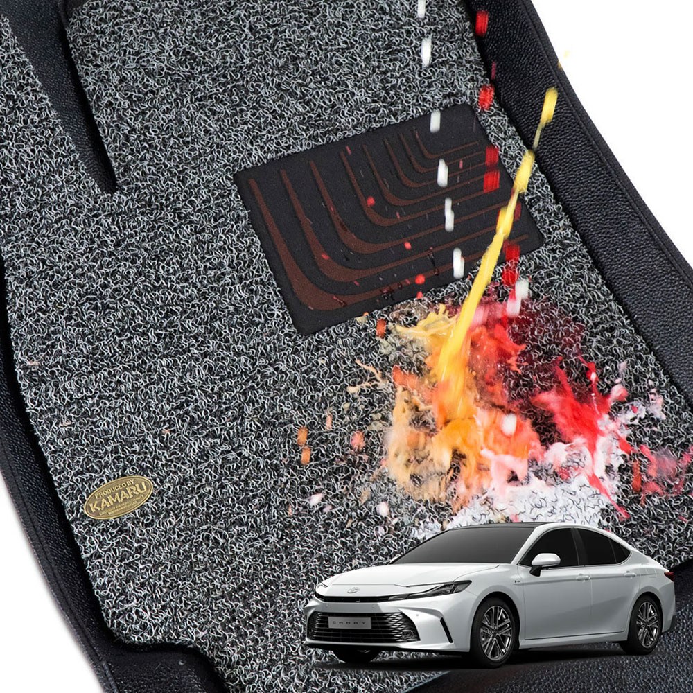 카마루 토요타 캠리(24년11월~현재)하이브리드 전용 6D 입체매트1+2열 카매트 S513 171,000원