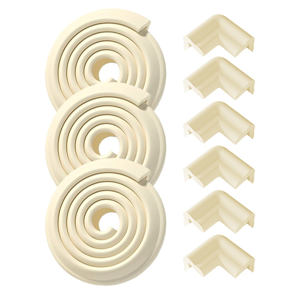 MZ생활 에어쿠션 더 두꺼운 17mm 모서리보호대 3p + 코너보호대 6p, 1세트, 아이보리 21,900원