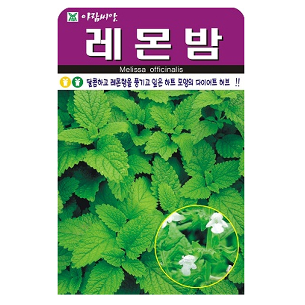 아람종묘 허브 레몬밤 씨앗 300p 3,300원