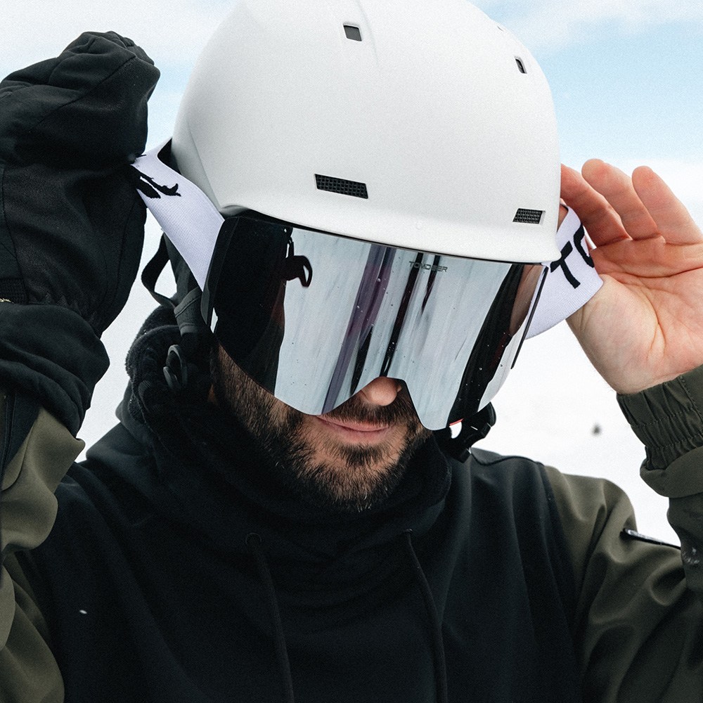 톰디어 HD더블렌즈 방풍 스키고글 스노우보드 고글, 373고글_실버 렌즈, 1개 56,490원