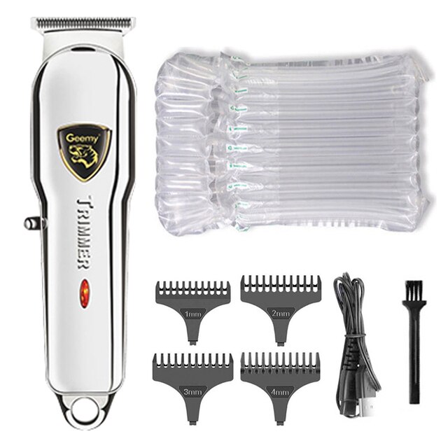 바리깡 전기면도기 미용가위  GEEMY-오리지널 올 메탈 전문 이발기 USB 전기 무선 남성 헤어 트리머 충전식 클리퍼 45,930원