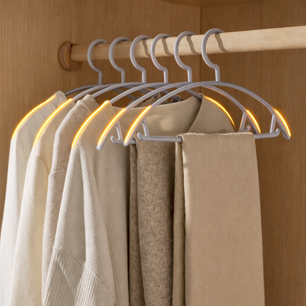 비바띵즈 어깨뿔방지 옷걸이 니트 원터치 플라스틱옷걸이 9,300원