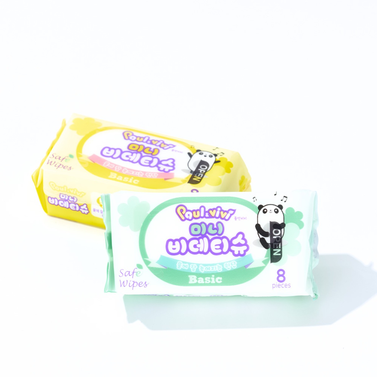 폴앤비비 저자극 휴대형 화장실용 비데티슈 비데물티슈, 48개, 8개입, 31g 24,600원