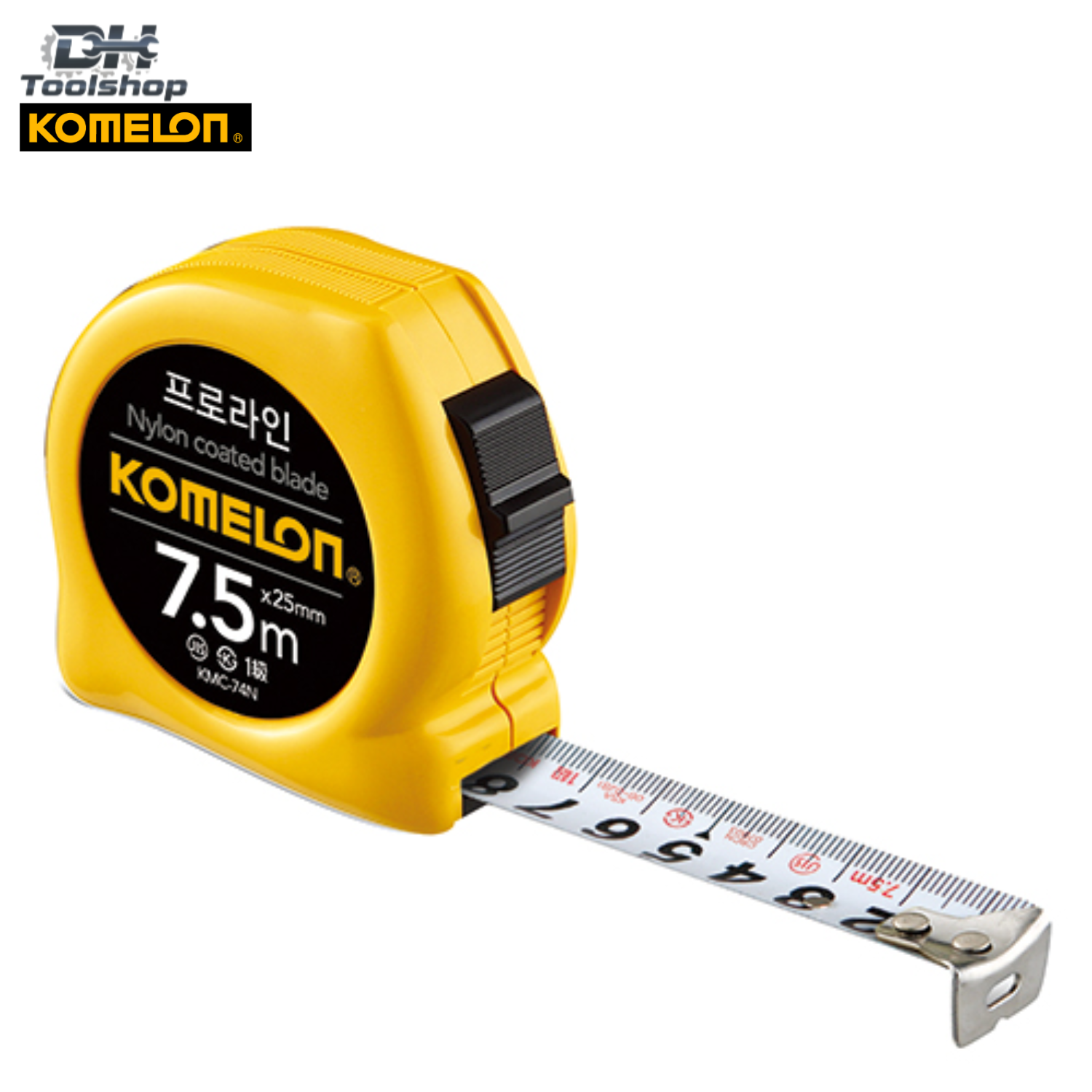 코메론 프로라인 줄자 미터 자동줄자 KMC-74N (7.5M-25) 옐로우 10,300원