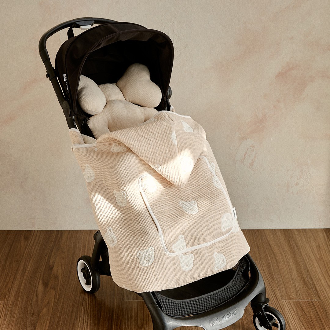 돗투돗 양면쟈가드 아기띠워머 유모차담요 사계절용, 베이지 39,000원