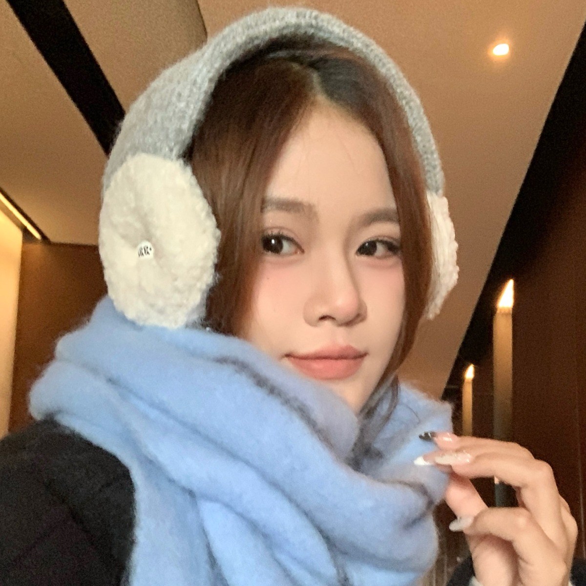 여성용 귀도리 귀 보호 귀도리 뽀글이 귀도리 겨울 귀도리 귀여운 귀도리 double in in ACC1361 17,800원