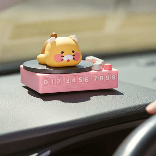 카카오프렌즈 주차번호판 DJ 춘식이 데코 차꾸 피규어 24,000원