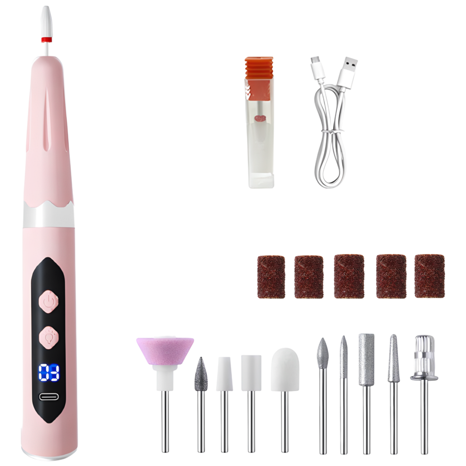 YINUO 휴대용 겔 네일 네일 드릴 USB 충전 가능 가정용 손톱 케어 19,900원