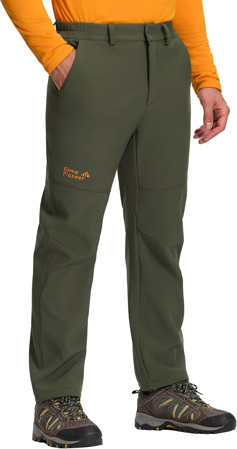 파이오니어 캠프 남성 플리스 안감 하이킹 바지 보온 방수 소프트쉘 겨울 따뜻한 작업 스노우 스키 팬츠 스노보드 132,160원
