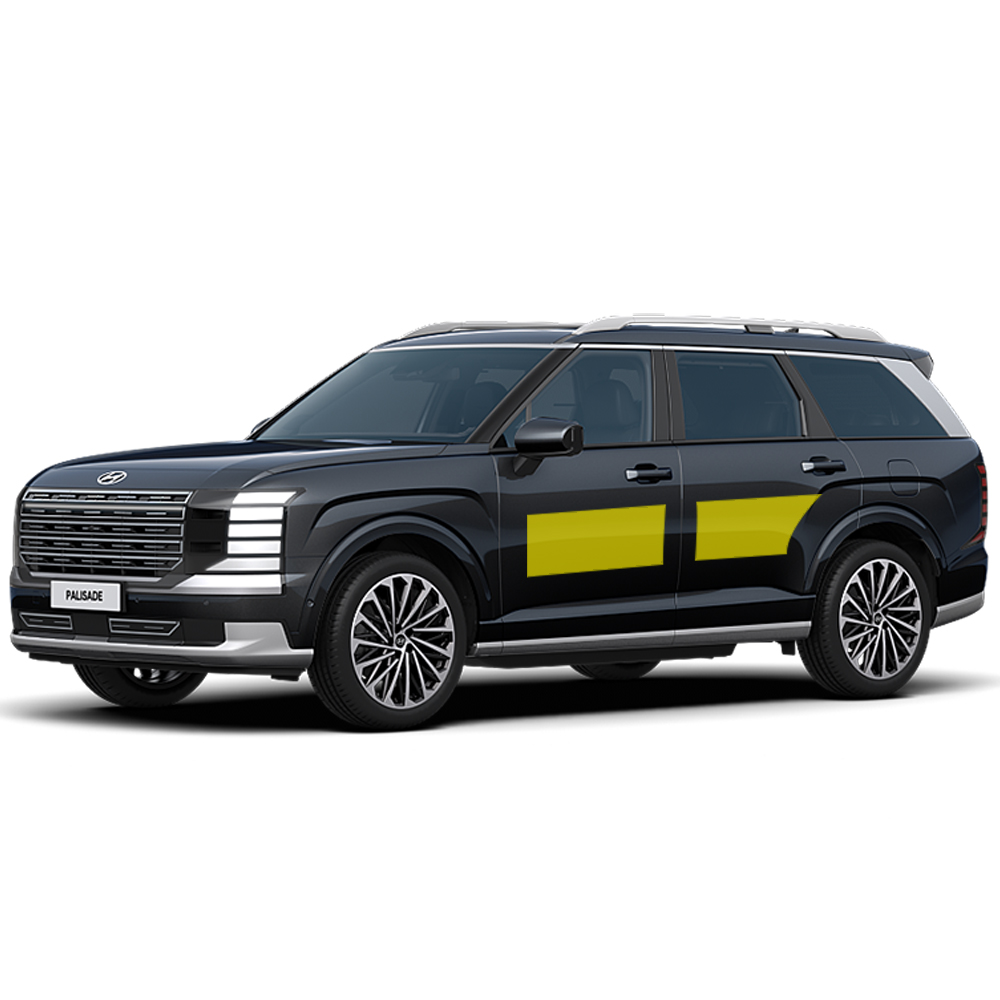 스킨엑스 디올뉴 팰리세이드 캘리그래피 LX3 문콕방지도어가드 운전석 1-2열 PPF 차량보호필름, 1개 47,000원