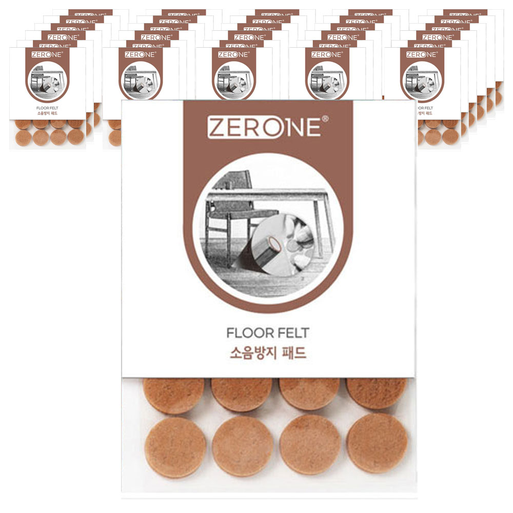 ZERONE 소음방지패드 원형 32p Z1-101, 24개 24,000원