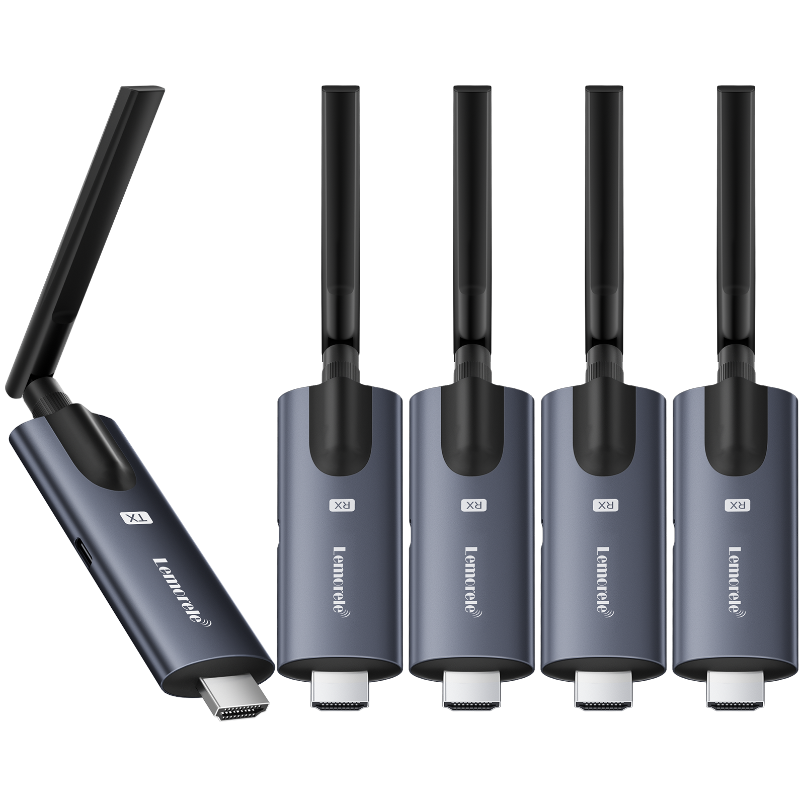 Lemorele HDMI 송신기 100-200미터 전송 거리 1 송신기는 4개의 수신기를 지원합니다, 1개, R1040 350,000원