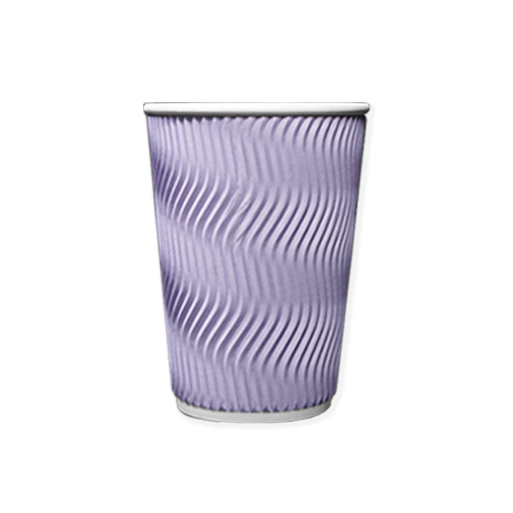 TYP 럭셔리 3중 단열종이컵 웨이브 라벤더 13온스 390ml, 1세트, 100개입 15,400원