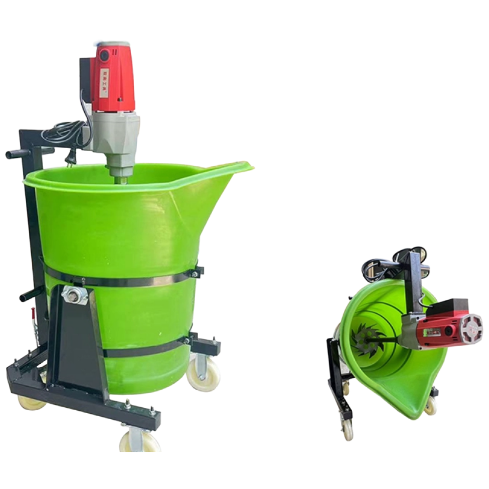 자동 몰탈 교반기 버킷 믹서 시멘트 레미콘 믹서기 배럴 220V 100L, 1개 599,000원