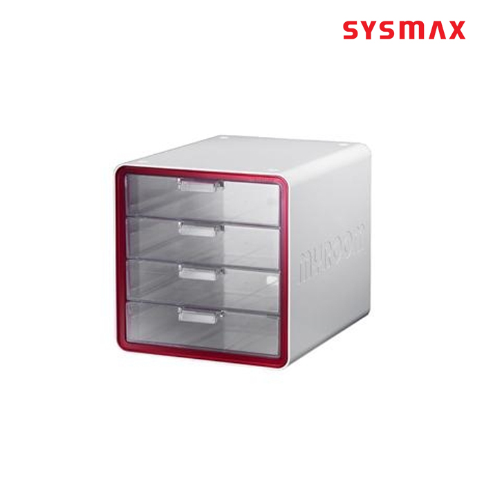 시스맥스 마이룸 서류보관 서류정리 서류함 4단 레드 35,300원