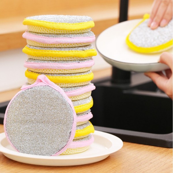 [5묶음세트] 고급 양면 구름 스펀지 빵 무흠집 은사 수세미 알뜰 실속 2,500원
