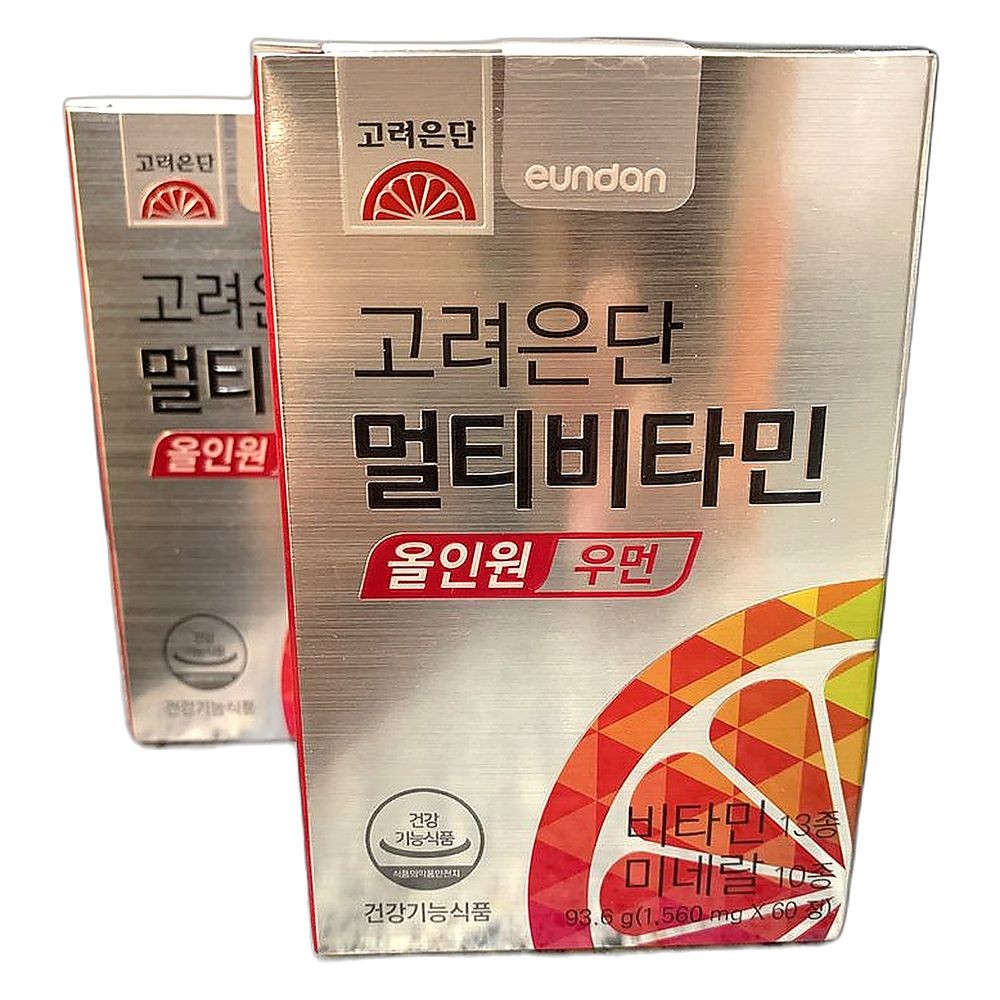 멀티비타민 우먼 올인원 면역력증진 에너지부족해소 피로회복 뼈강화 피부건강 영양보충 60정, 2개 82,600원