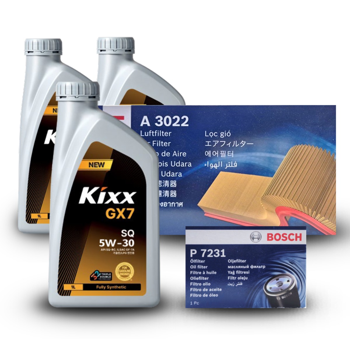 XM3 (LJL) 1.3 가솔린 엔진오일세트 킥스 GX7 5W30 (구) G1 55,400원