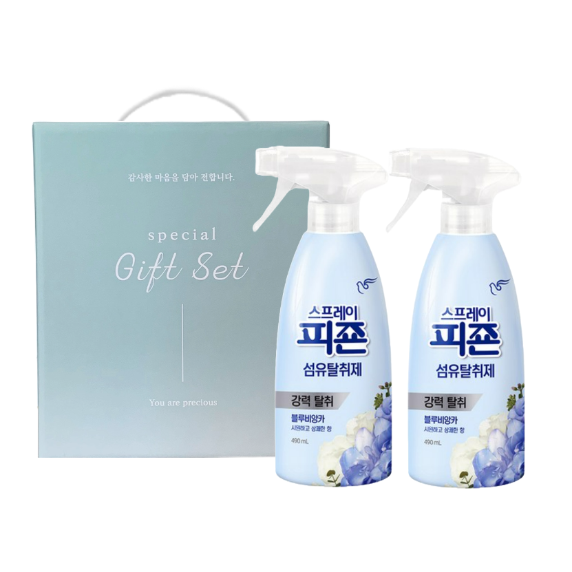 피죤 섬유향수 섬유탈취제 490ml 2P 선물세트 (향선택가능) 9,900원