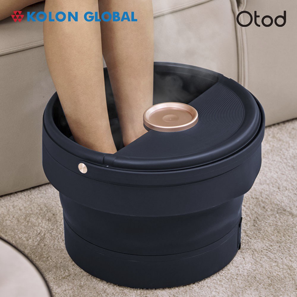 [코오롱보증] 26년형 신상 오토드 폴디오 족욕기 마사지 각질 붓기제거 스파 습식 접이식 리모컨, 상세 설명 참조, 네이비 159,000원