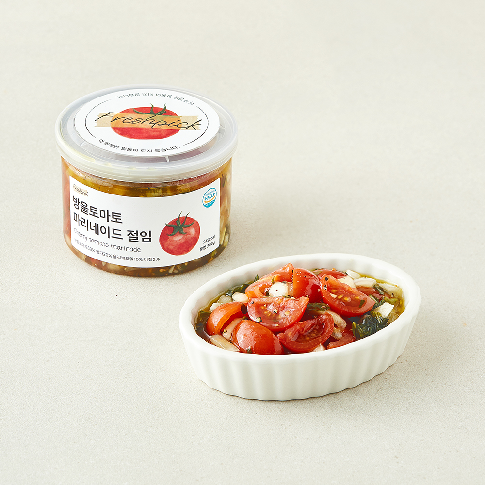 [로켓프레시] 프레시픽 방울 토마토 마리네이드 절임 6,900원