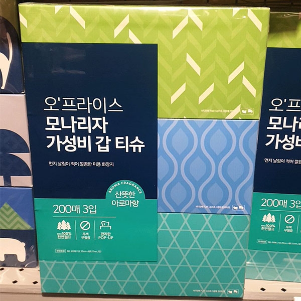 오프라이스 모나리자 가성비 갑 티슈 5,400원