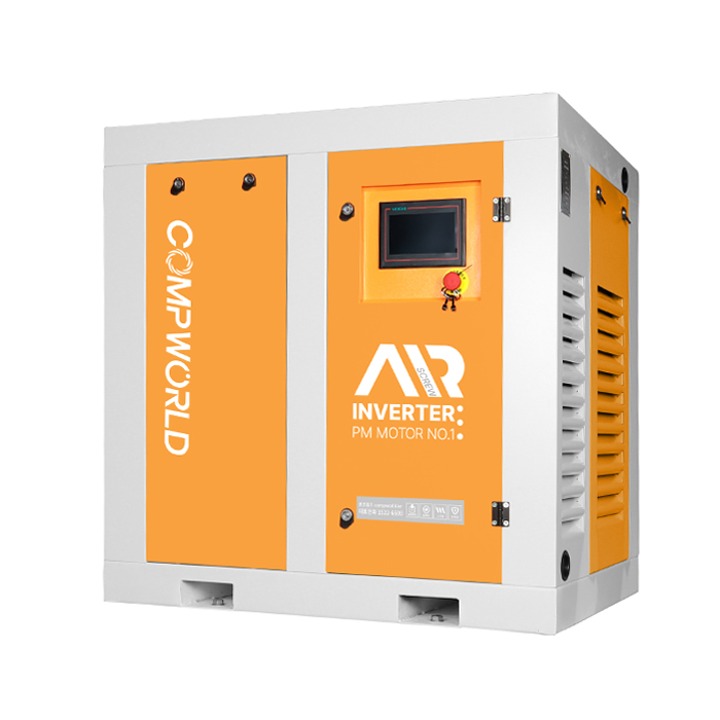 콤프월드 스크류 인버터 저소음 CDV-50 에어 콤프레샤 PM모터 채용 50마력, 1개 10,969,200원
