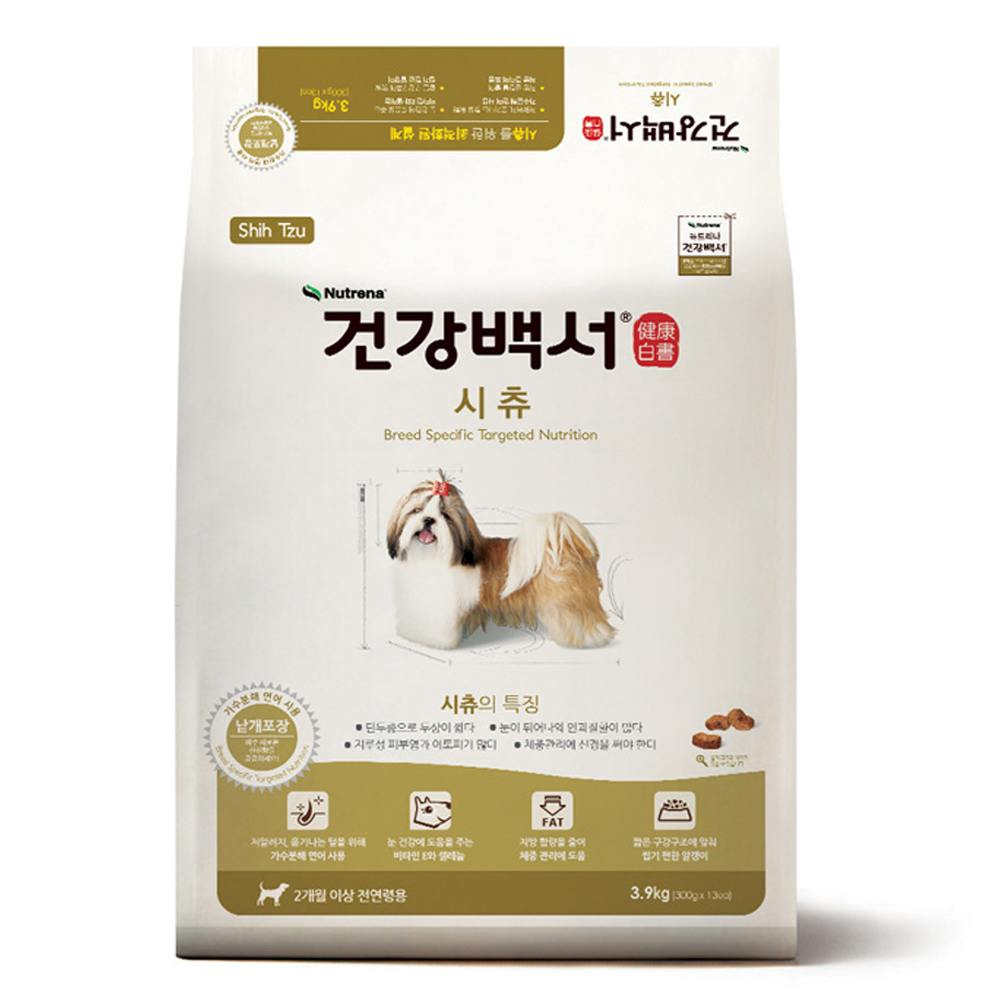 건강백서 강아지 기능성 사료 32,500원