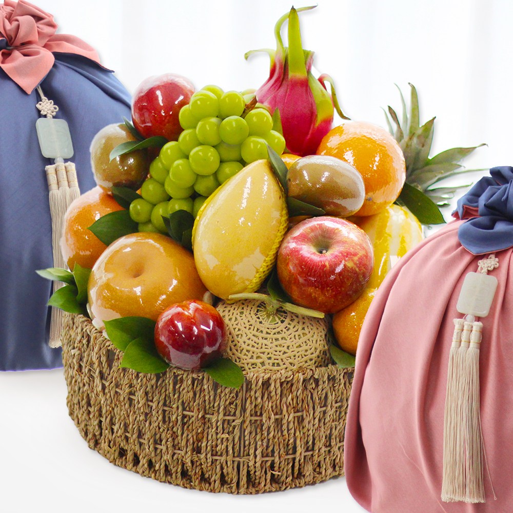 품격(중품)-병문안 출산 예단(이바지. 백화점) 혼합명절 사과 배 추석 과일선물세트 과일바구니 139,900원