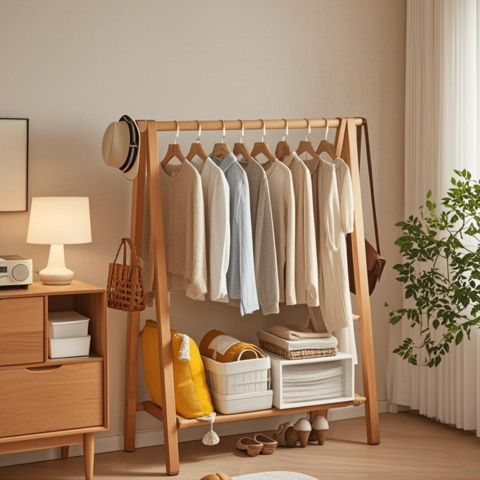 에코소라노 원목 이동식행거  튼튼한 옷걸이 행거 스탠드 옷걸이 82,710원