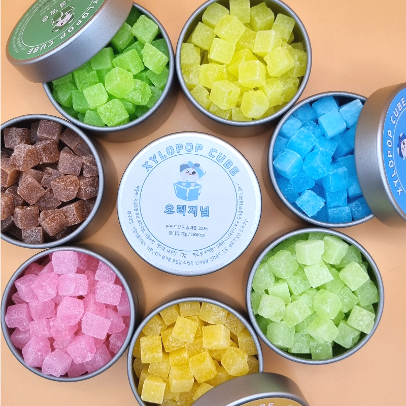 [무설탕] 자일리톨 사탕 100% 무설탕 캔디 무가당 사탕 아기 유아 어린이 캔디 5개 구매시 1개 서비스 지급 7,960원