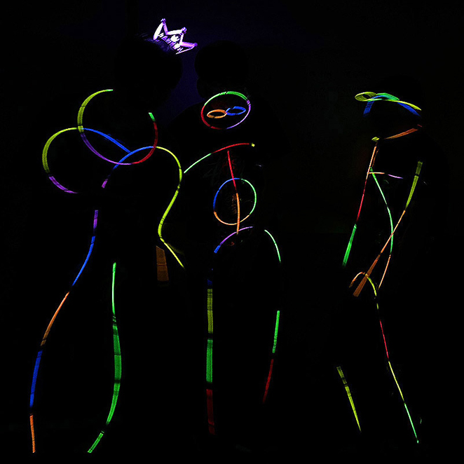 팡파티 야광봉댄스 콘서트 응원 도구, 혼합색상 랜덤발송, 100개 5,000원