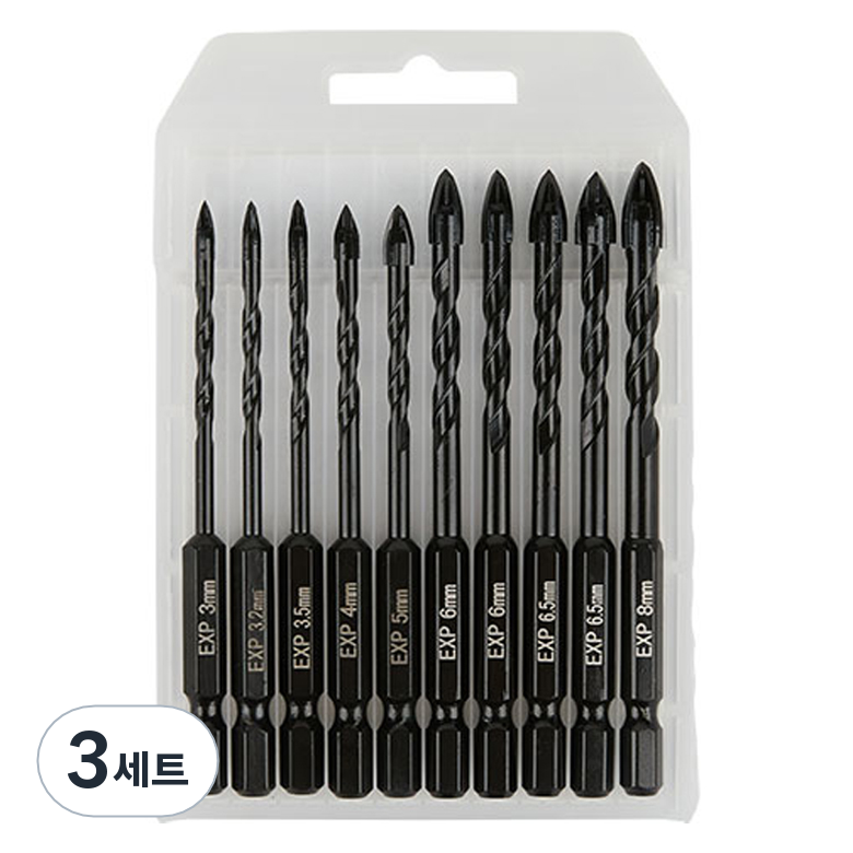 이엑스파워 만능드릴비트 10종 세트 EMD-10S 35,900원