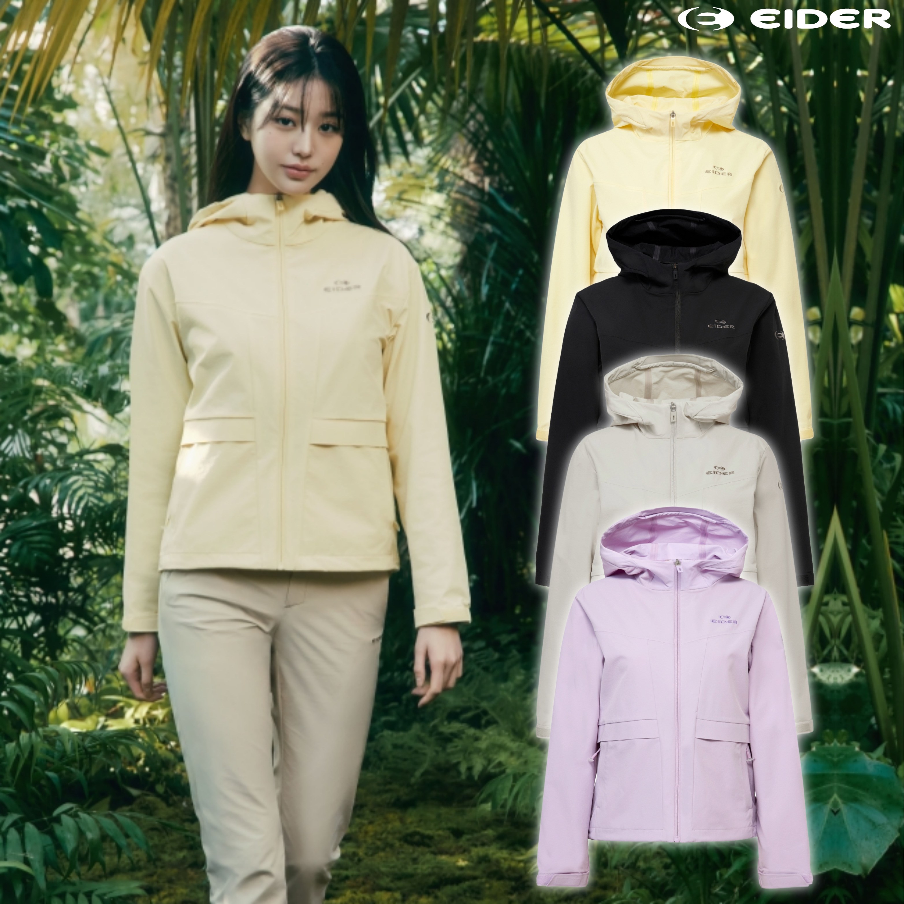 아이더 바람막이 여성 심플렉스 테크 자켓 129,000원