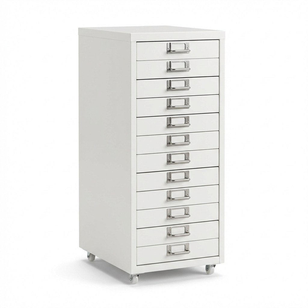 12단 철제 수납장 이동식 서랍장 메탈 캐비넷 파일함 사무실 서류 정리함 159,000원