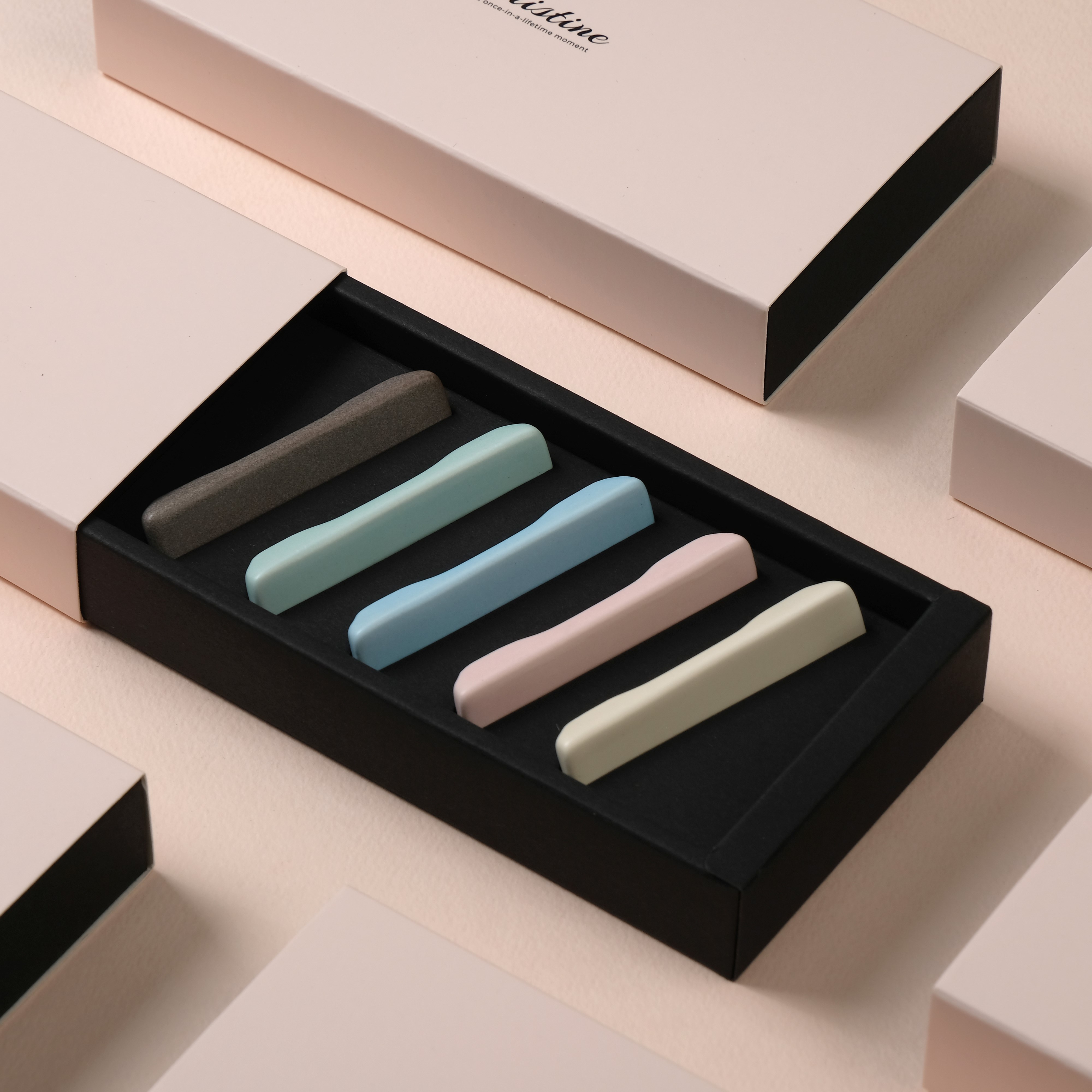 [프리스틴 수저받침] 핸드메이드 파스텔 5개 1세트 - 5가지 색상 20,000원