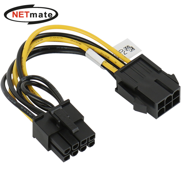 강원전자 넷메이트 NMP-VGA8P PCI-E 6핀 to 8핀 전원 케이블, 1개 2,100원