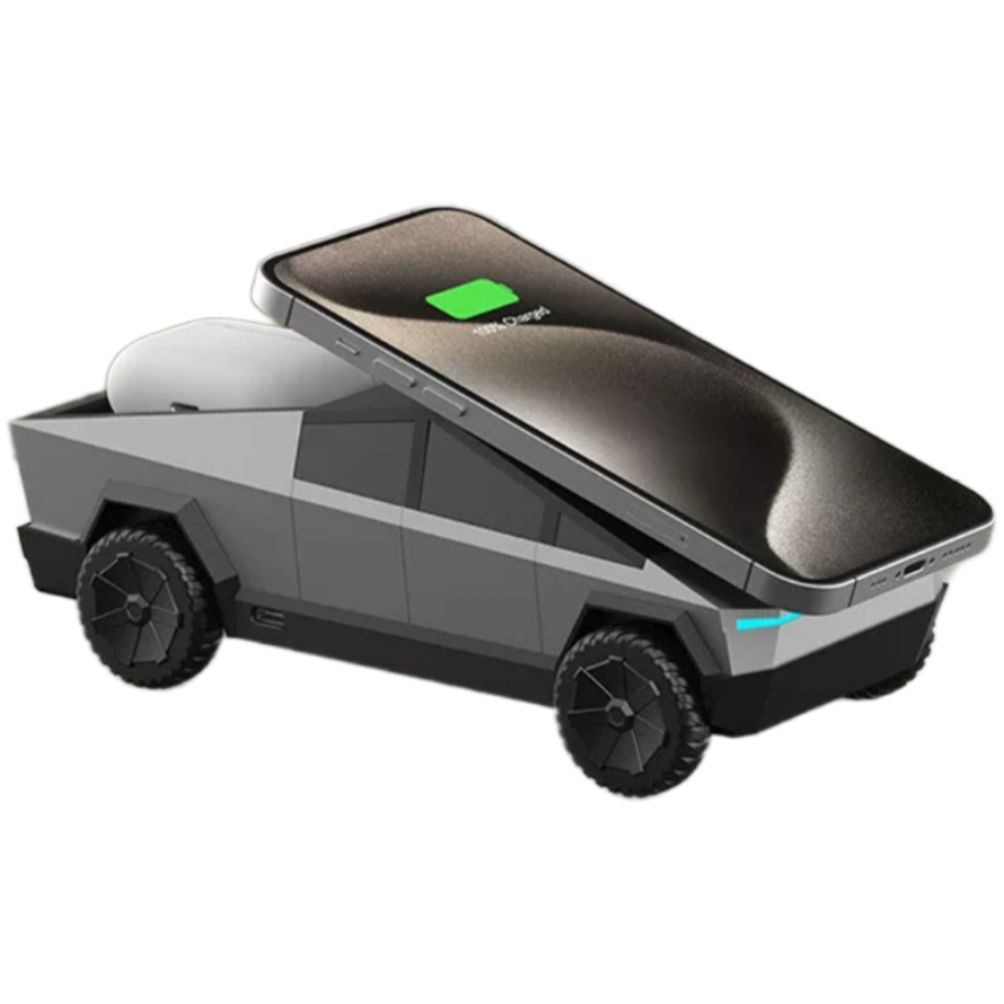 [복뚱이] 사이버트럭 3in1무선 고속충전기  캘럭시 아이폰 워치 모두 충전 가능 KC인증 55,550원