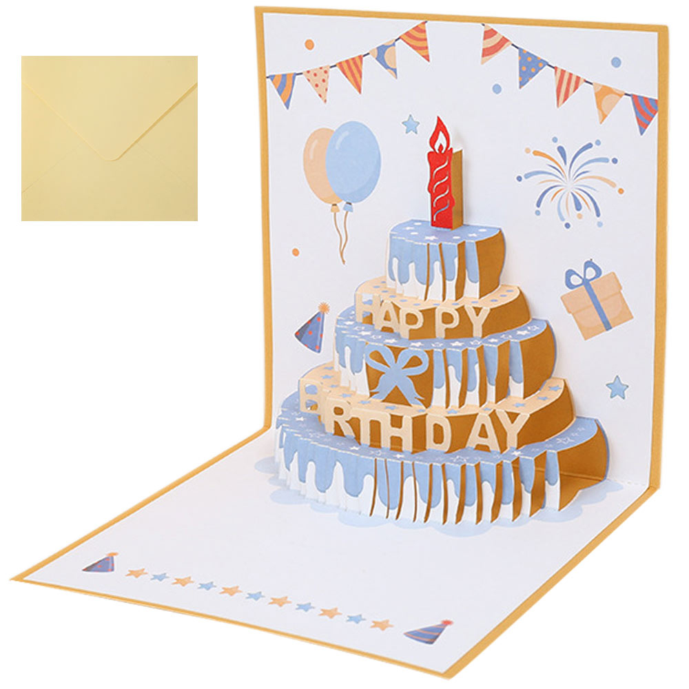 투데이리빙 생일 축하 녹음 카드 3D 입체 팝업 목소리 편지 선물 감사 초대 멜로디 미니 엽서 케익 케이크 토퍼 만들기 편지지 봉투 7,800원